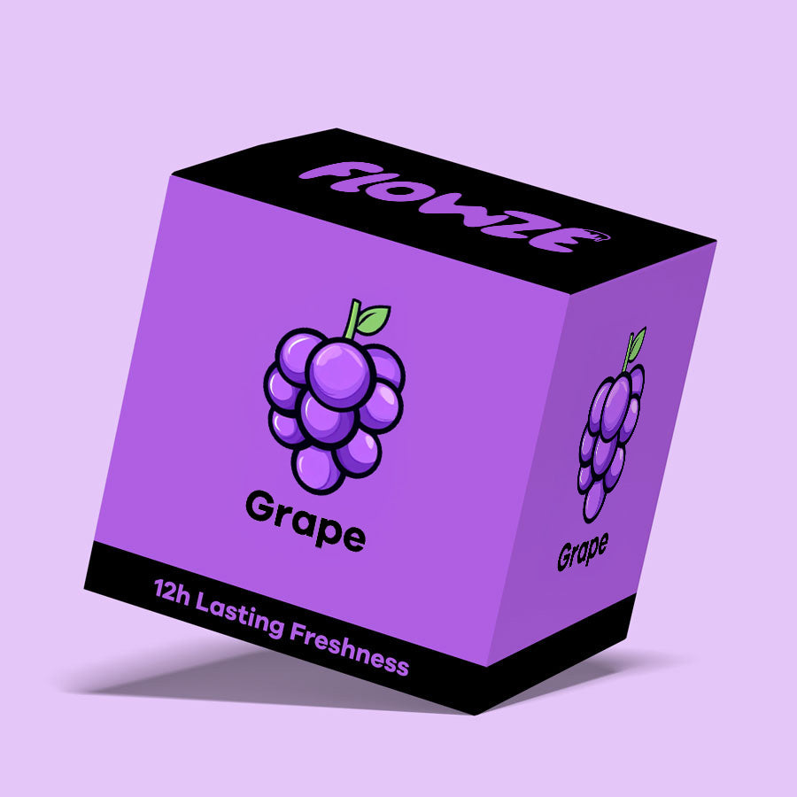 Flowze breath spray grapes pod flavor for instant fresh breath